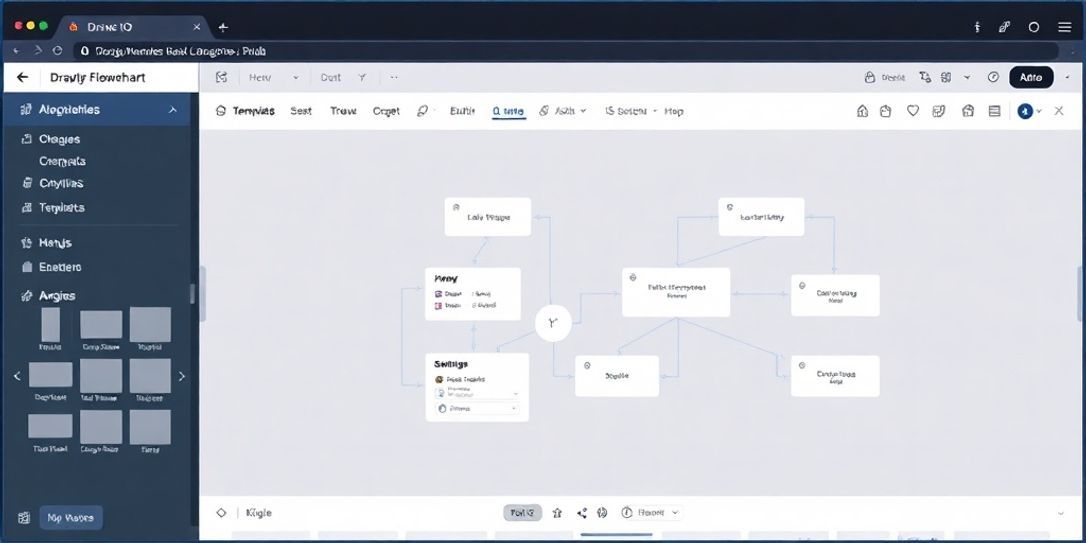 Draw IO：免费开源流程图神器，网页版直接画，模板超全！